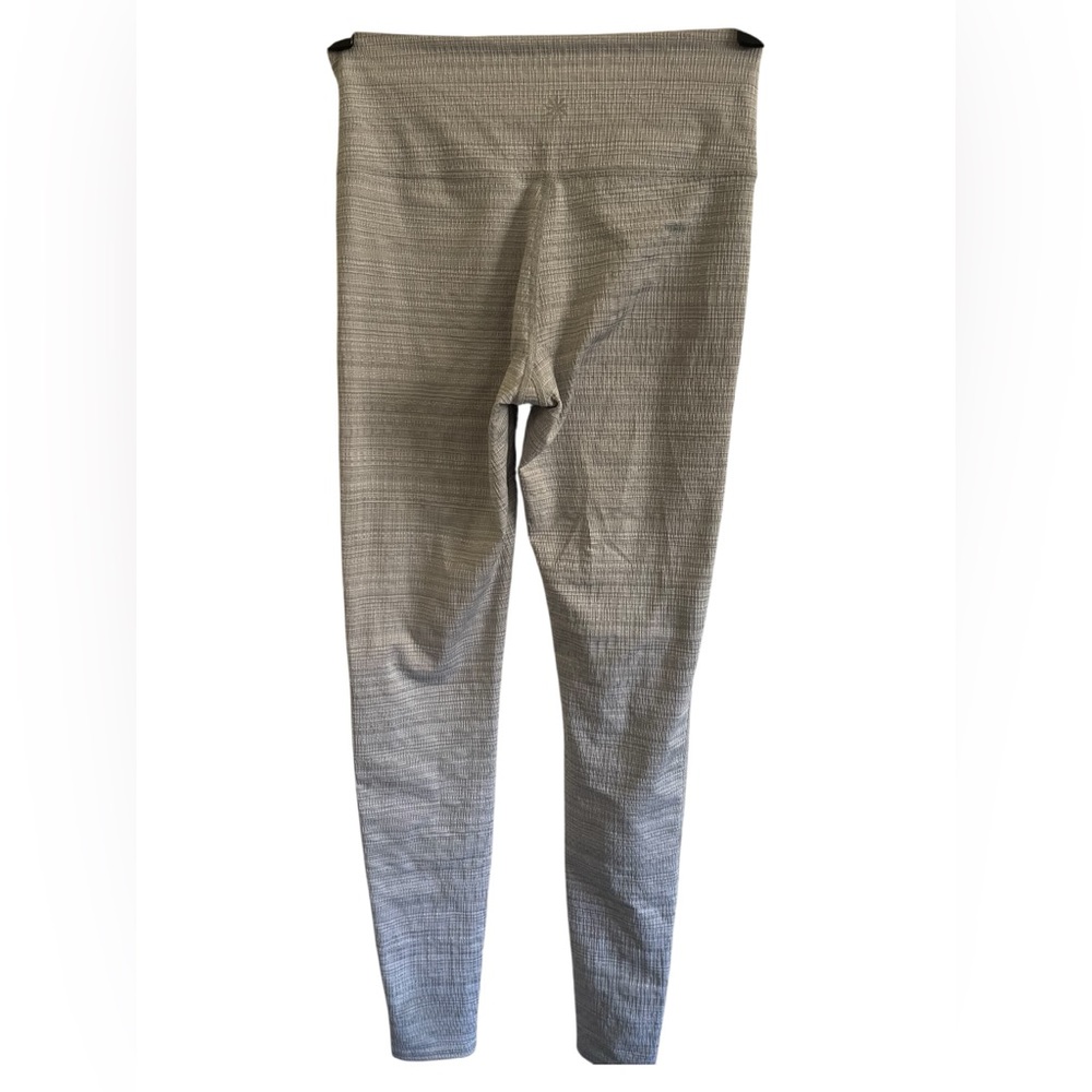 Athleta Textured Light Gray Leggings Size Small RN#54023 - Picture 4 of 12